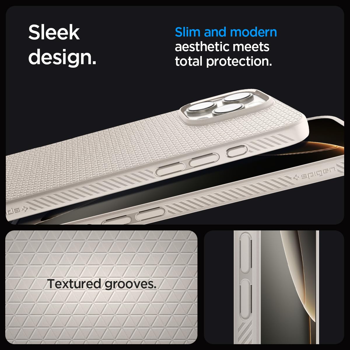Spigen Liquid Air Back Cover Case for iPhone, Durable Protection, Air Cushion Technology - TPU | Matte Black