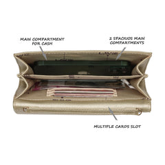 Lavie Women's Curve Ava Envelope Clutch | Ladies Purse Handbag