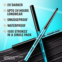 Lakme 9-5 Eyeconic Kajal, Classic Brown, Smudgeproof and Waterproof that lasts upto 24H, for 2x dark pigment, 0.35g