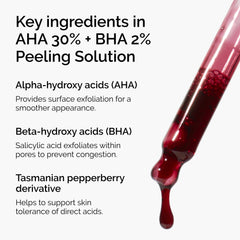 The Ordinary AHA 30% + BHA 2% Peeling Solution, Advanced Exfoliating Peel for Brighter Skin, 30ml