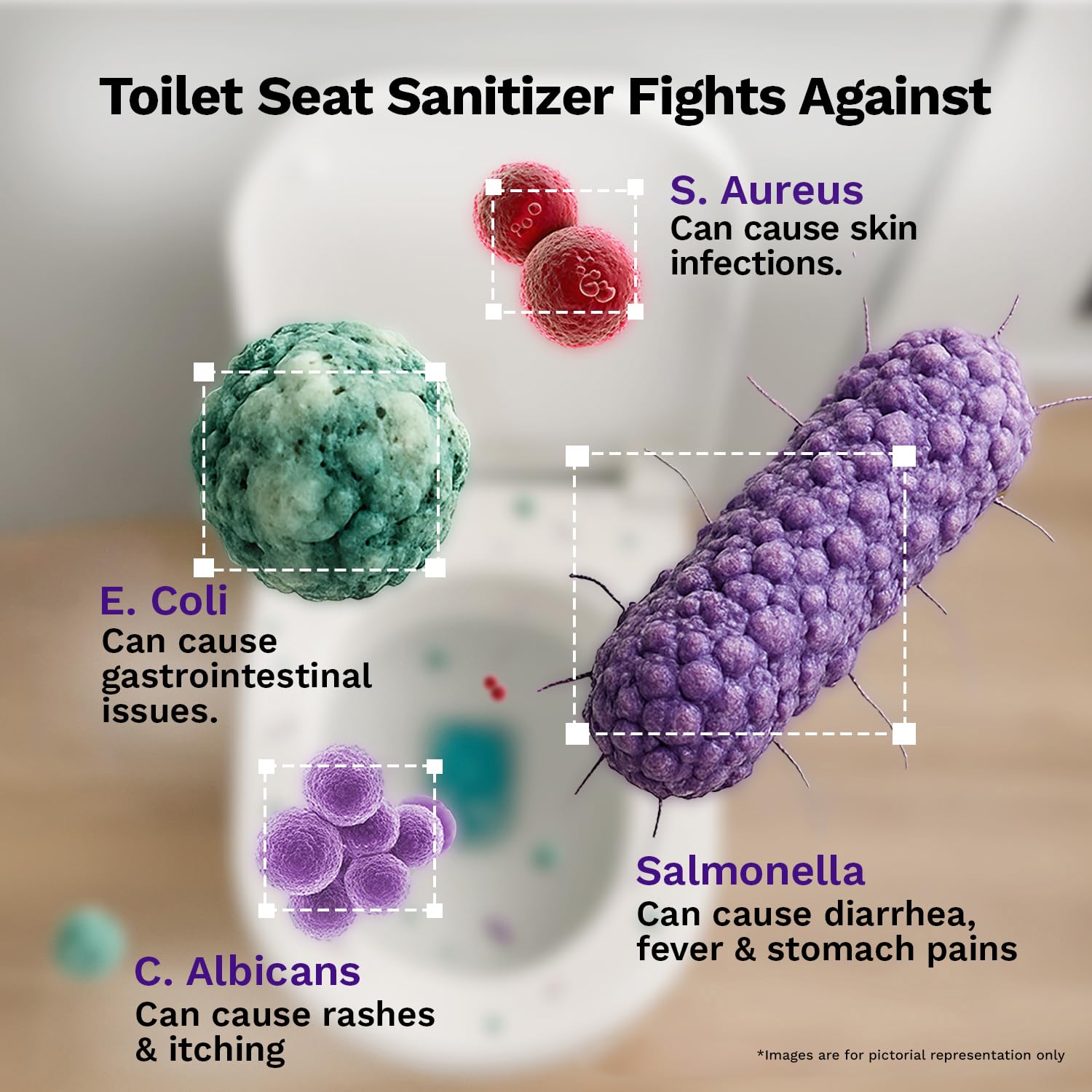 PEESAFE Pee Safe Toilet Seat Sanitizer Spray - 50 ml (Lavender)