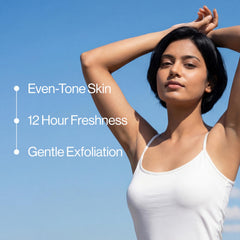 Be Bodywise 4% AHA BHA Underarm Roll-on for Even Tone Skin,Reduces Body Odor & Pigmentation | 2% Lactic Acid, 1% Mandelic Acid, 1% Salicylic Acid | 0% Alcohol & 0% Aluminium | Aqua Fragrance, 50ml