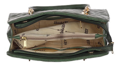 Keywest Women's Diamond Satchel Tote Handbag for Women | Ladies purse | Stylish Shoulder Bag | Gift For Woman | Green