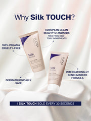 FLiCKA Silk Touch 3 in 1 Moisturizer and Primer for Face | Hydrating, Lightweight, Long-Lasting | Pore Minimizer | Dermatologically Tested | Makeup Base | 60g | Cruelty-Free (Pack of 1)