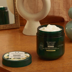 The Body Shop Vegan Body Yogurt Moringa Cream, 200 ML - For Normal To Dry Skin | Instant 48 Hr Moisture