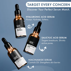 ThriveCo 10% Vitamin C Face Serum with 33kDa + 5kDa Hyaluronic Acid | Skin Brightening Serum for Glowing Skin | Best Vitamin C Serum for Dark Spots, Hydration & Anti-Aging | 30ml