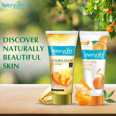 Everyuth Natural Advanced Golden Glow Peel Off Mask for Instant Glow Skin, 100 gm