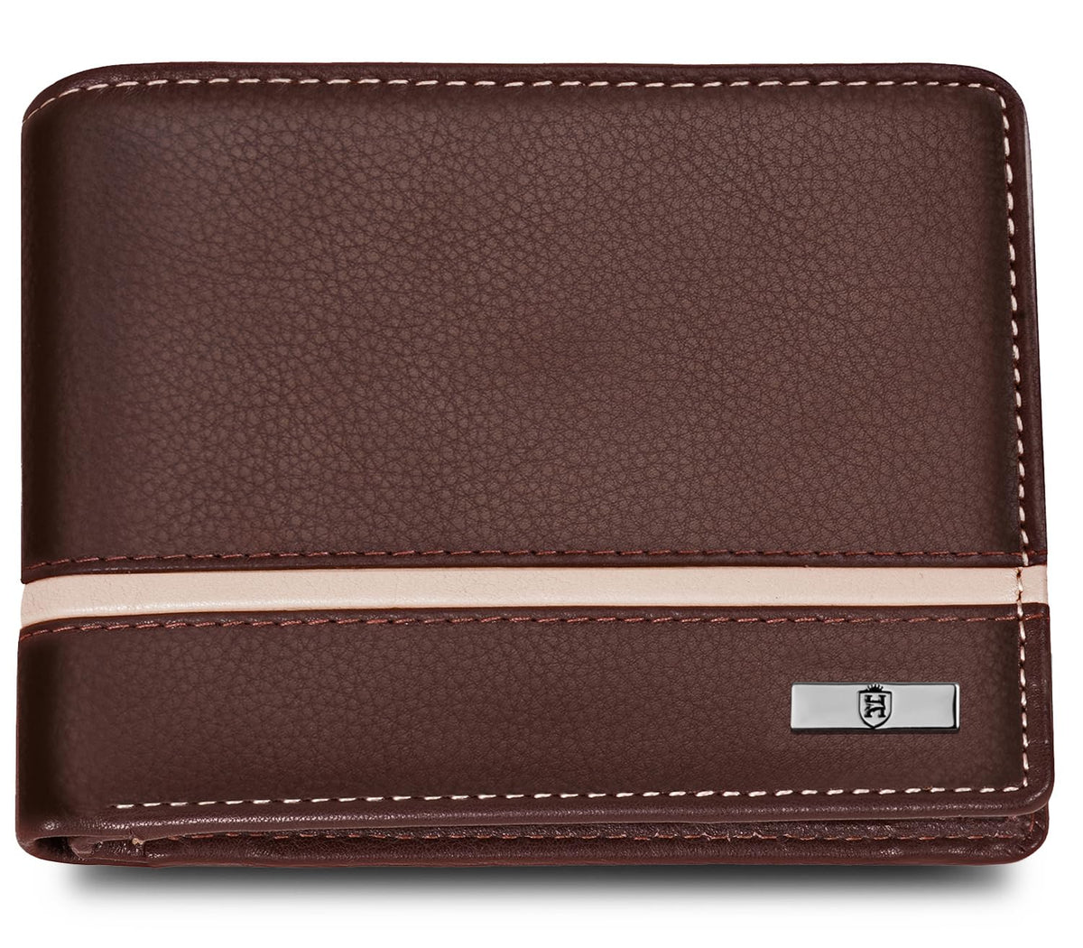 HORNBULL Denial Cognac Leather Wallet for Men | Wallets Men with RFID Blocking | Mens Wallet