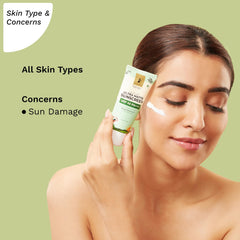 Pilgrim Squalane ULTRA MATTE SUNSCREEN SPF 50 PA+++ for women & men with Omega Ceramides & Vitamin E | Broad spectrum, Non-greasy, No white cast | All skin types | 50 gm