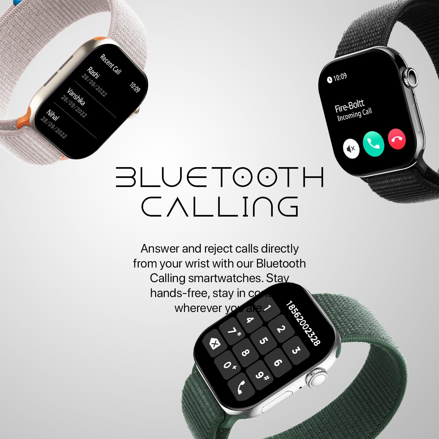Fire-Boltt Ring X Smartwatch 2.01” Display with Always On Display, Bluetooth Calling, Wireless Charging, AI Voice Assistant, 100+ Sports Modes, Health Suite, 500+ Watchfaces (Green)