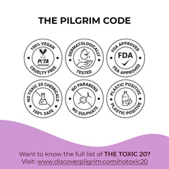 Pilgrim Spanish Squalane Lip Scrub (Blueberry) for Women & Men - Smooth Lips | Dark Lip Scrub with Sugar & Shea Butter for Gentle Exfoliation, Hydrated, Soft Lips | 8 gm