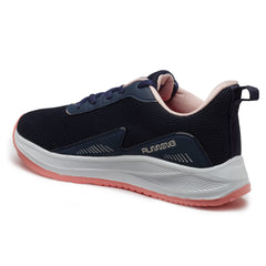 ASIAN FIREFLY-09 Max Cushion Technology Lightweight Eva Sole with Memory Foam Insole Casual & Sports Sneaker Shoes for Women & Girls Navy Pink, 4 UK