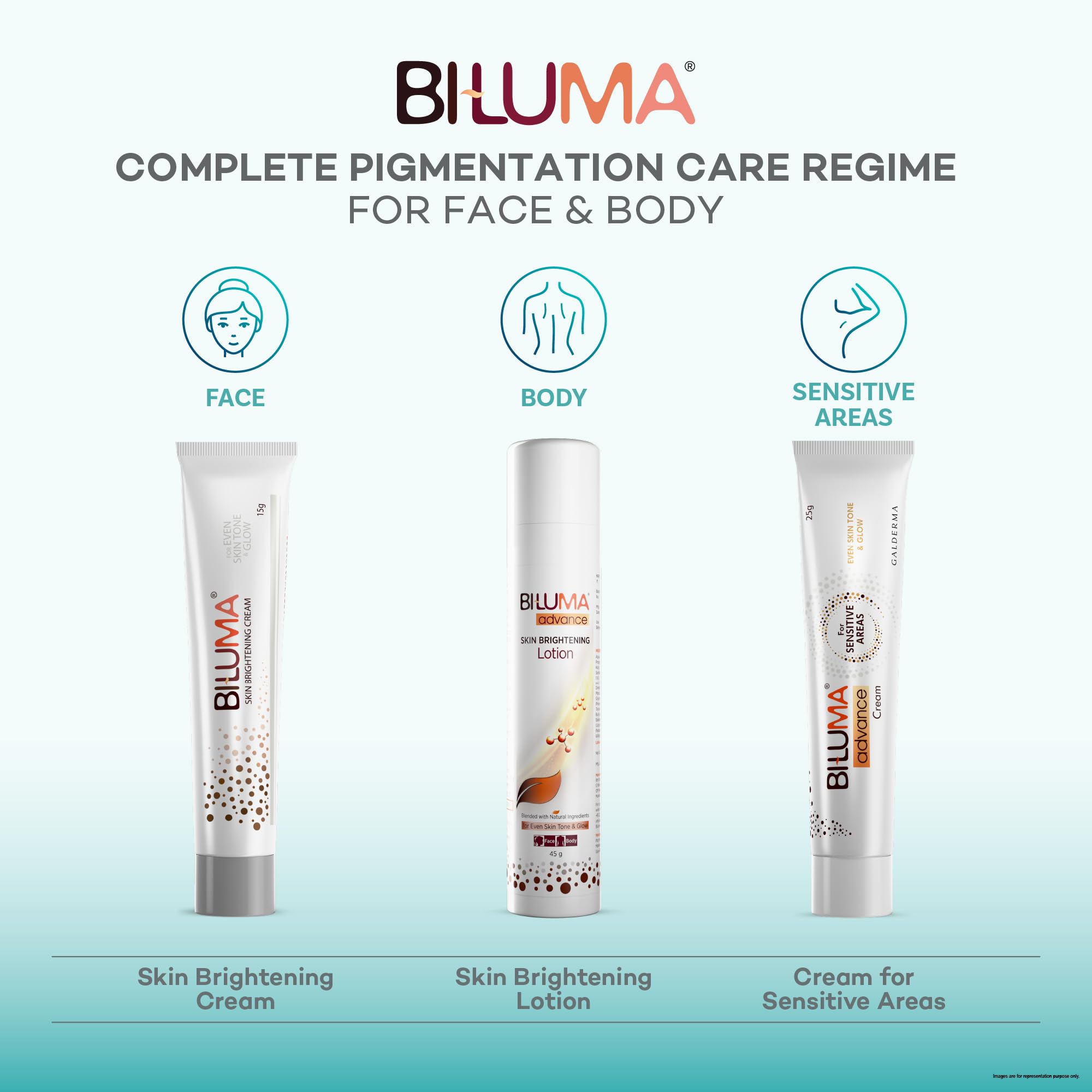Bi-luma Advance Sensitive areas brightening cream for even skin tone and glow | Soothes sensitive skin