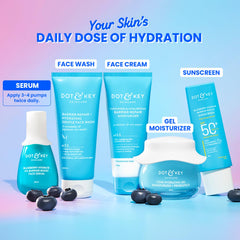 Dot & Key Blueberry Hydrate 12% Barrier Boost Serum with 7 Ceramides | Niacinamide & Hyaluronic Acid, Reduces Dark Spots, Brightens Skin, Provides Intense Hydration & Repairs Skin Barrier | 30ml