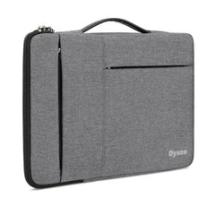 DYAZO Laptop Sleeve/Cover with Handle & Two Front Accessories Pockets Compatible for Apple, Dell, Lenovo, Asus, Hp, Samsung, Mi, MacBook and Other Notbooks (Grey)