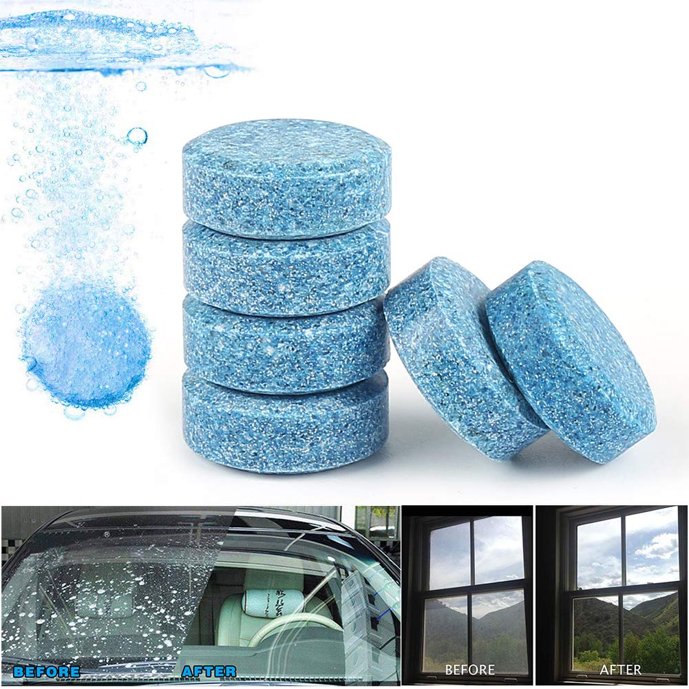 HSR 10 PCs Car Wiper Detergent Effervescent Tablets Washer Auto Windshield Cleaner Glass Wash Cleaning Tablets - Automotive Parts and Accessories from HSR - Shop in Sri Lanka at Arcade.lk