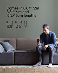 Belkin Apple Certified Braided USB-C to USB-C Cable (1 Meter) for iPhone 17, Air, Pro, Pro Max, 16, 15, Samsung Galaxy S25, S24, Galaxy Note, Google Pixel 10, iPad Pro | Black