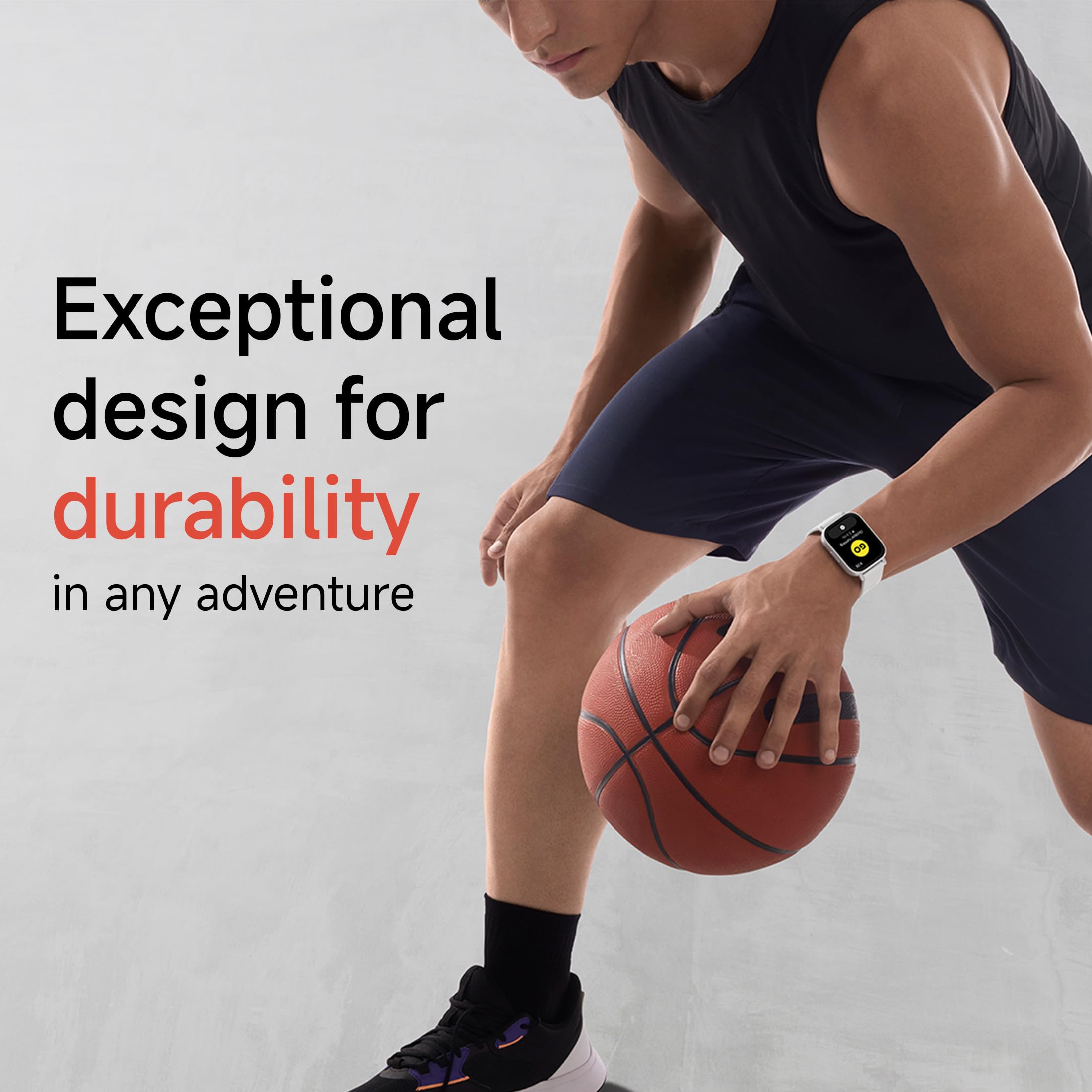Redmi Watch 5 Active, 2" Display, Metal Body, 18 Day Battery, Bluetooth Calling, Advanced AI Noise Cancellation, Alexa, Silver