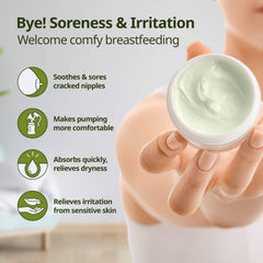 LuvLap Naturals Nipple Butter Cream for Sore & Cracked Dry Nipples, 100% Natural, Safe for Baby & Breast Feeding Moms, No Taste & Odour, Dermatologically Tested, Maternity Essential, 25g