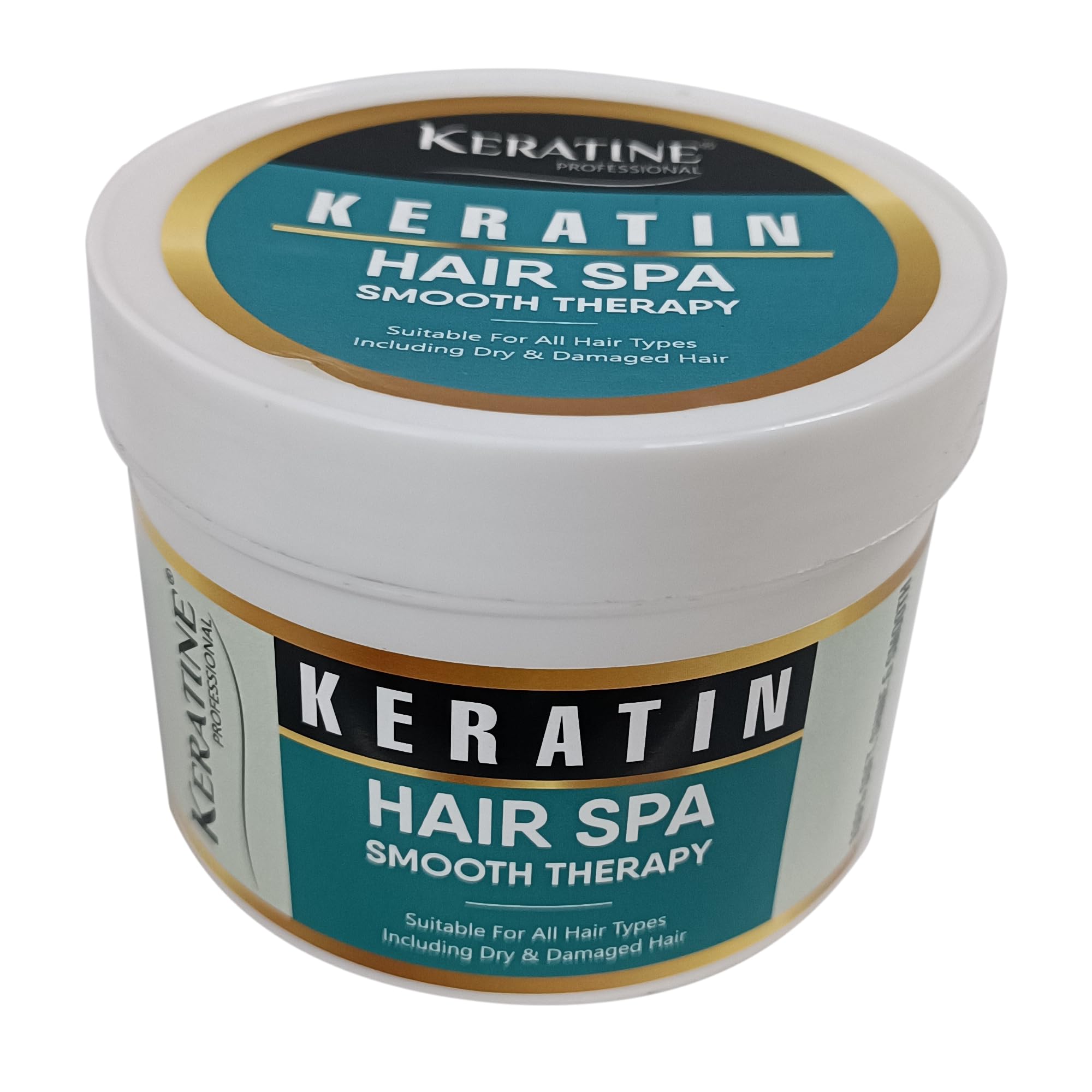 KERATINE PROFESSIONAL Premium Keratin Hair Spa Smooth Therapy | 100% Soft, Shine & Hair Repair | Infused With Brazilian Nut And Keratin | Treatment Protein Spa - Conditioning For Dry Damage-1 Count