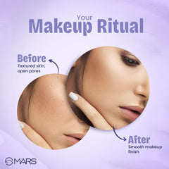 MARS Zero Face Primer | Silicone Based Gel | Blurs Pore & Controls Oil for a Radiant Complexion | Smoothens Out The Skin | Controls Oil (25ml)