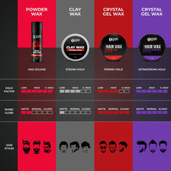 Beardo Max Volume Powder Wax 10 gm | Matte Finish | Strong Hold | Restylable | Hair Styling Wax | Hair Wax Powder For Men