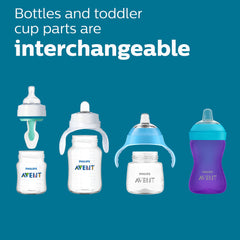 Philips Avent Anti-Colic Baby Bottle 6M+ Nipple by Fratelli,SCY764/04 (Pack of 4 Teats)