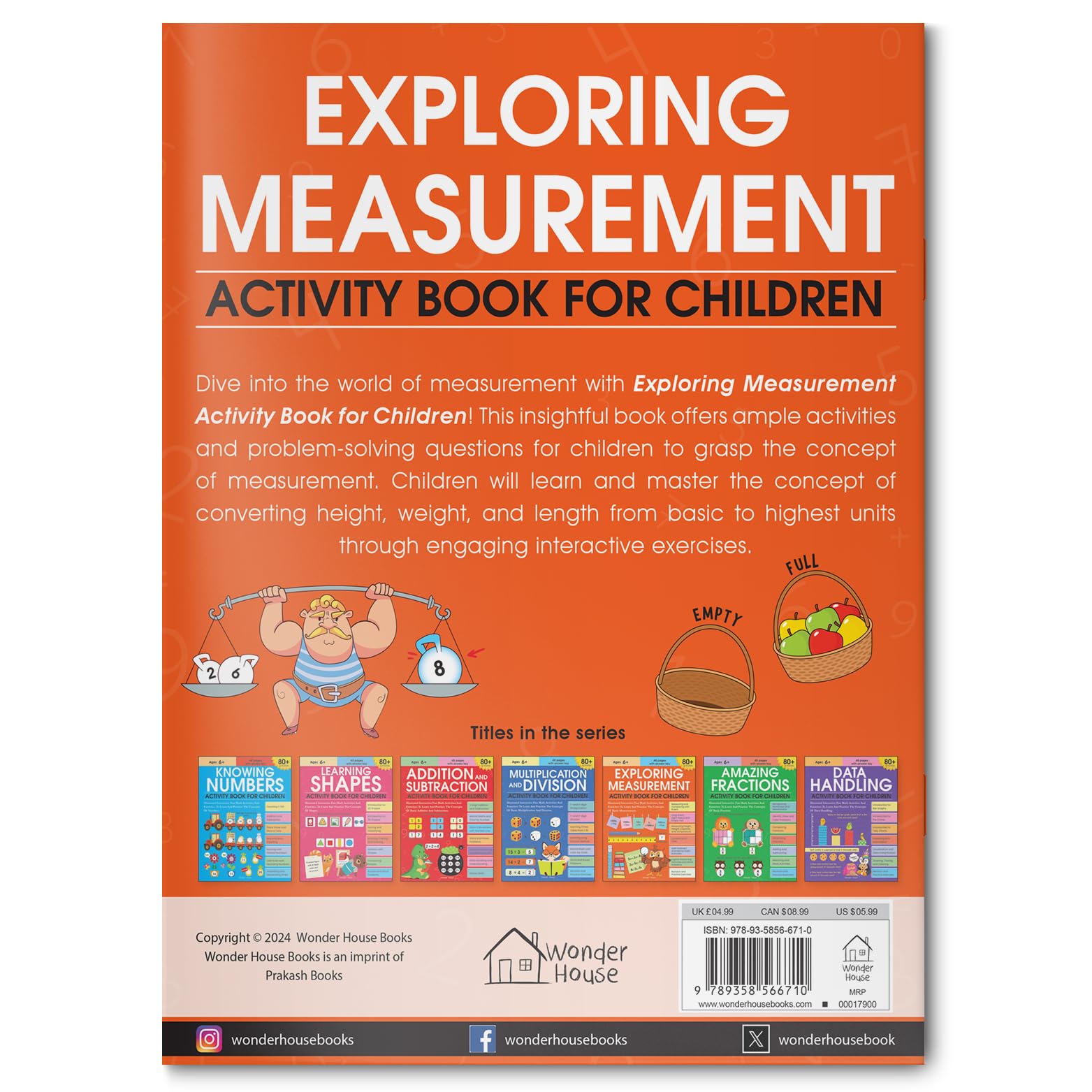 Exploring Measurement: Activity Book for Children | Learn Length, Weight, Time & More | Ages 6–9 | Fun Math Activities to Build Real-Life Skills