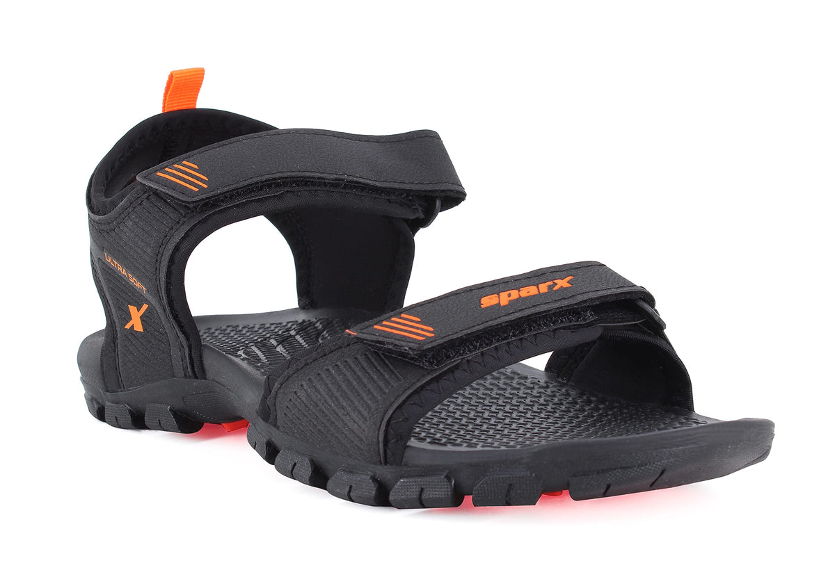 Sparx mens SS 561 | Latest, Daily Use, Stylish Floaters | Orange Sport Sandal - 10 UK (SS 561)