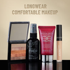 Swiss Beauty Brick Highlighter | Highly-Pigmented Powder Highlighter + Bronzer With Easy-To-Blend Formula | Shade- 1, 7G