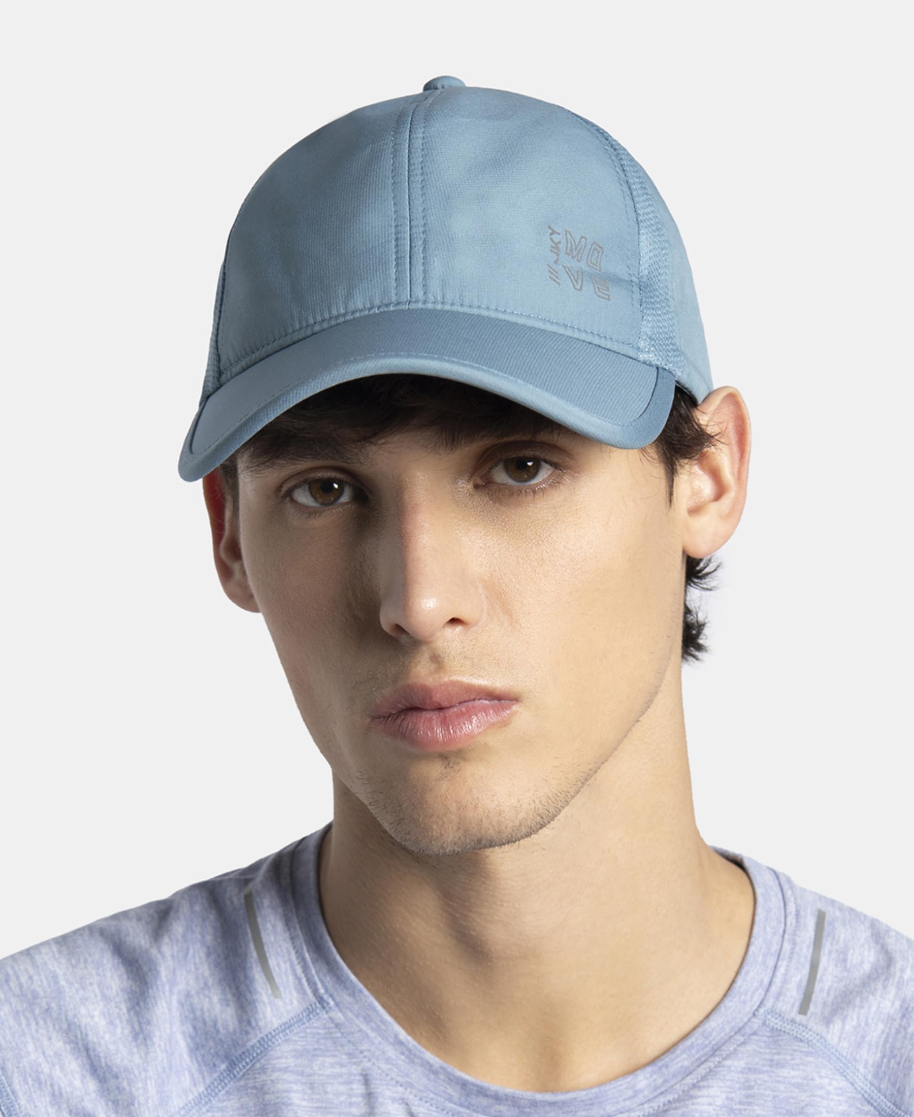 Jockey CP21 Men's Polyester Solid Cap with Adjustable Back Closure and StayDry Technology_Provincial Blue_Free Size