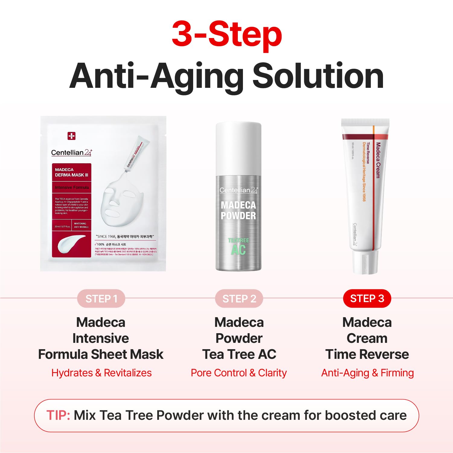 Centellian 24 - Madeca Cream Time Reverse Mini 15 ml, Brightens and evens dullness, Korean Skincare