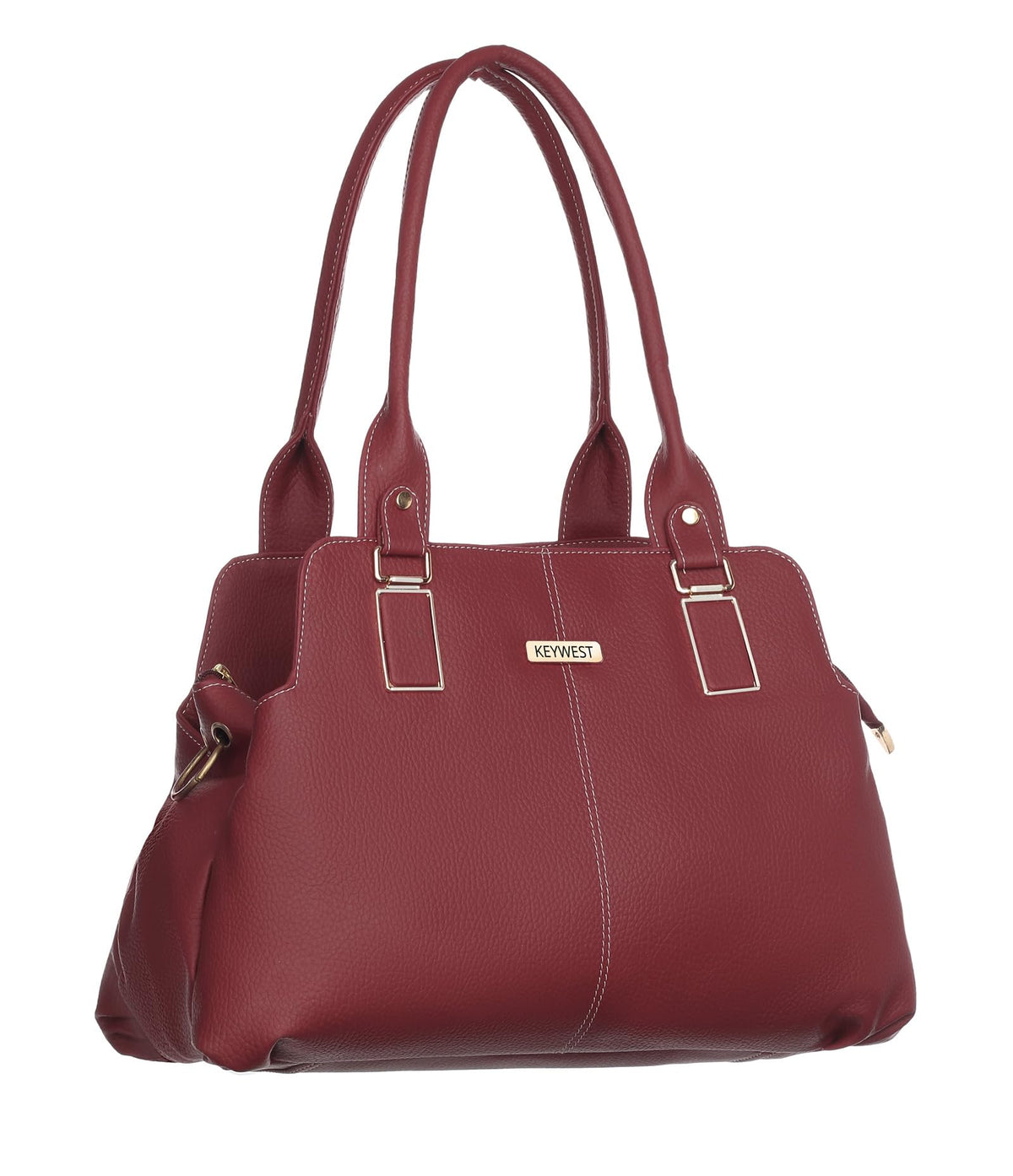 Keywest Women's Pheonix Satchel Tote Handbag for Women | Ladies purse | Stylish Shoulder Bag | Gift For Woman | Maroon