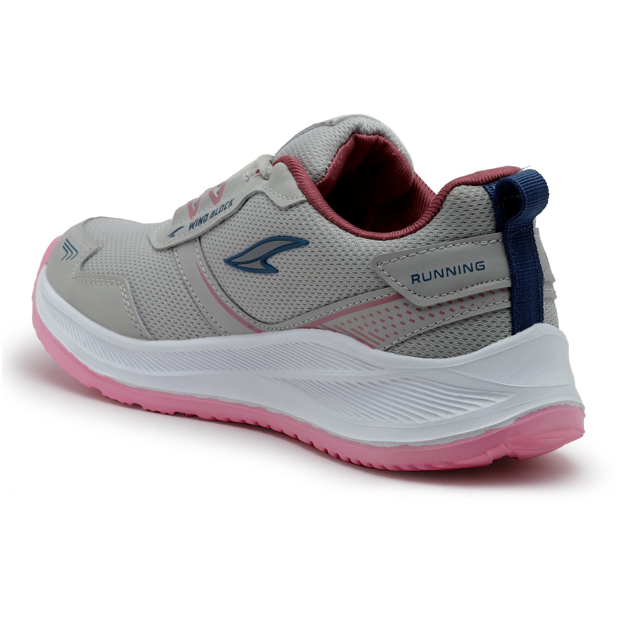ASIAN Women's Cute Sports Running Shoes,Walking, Gym Casual Sneaker Lace-Up Shoes For Girl's Light Grey Pink - Shoes from ASIAN - Shop in Sri Lanka at Arcade.lk