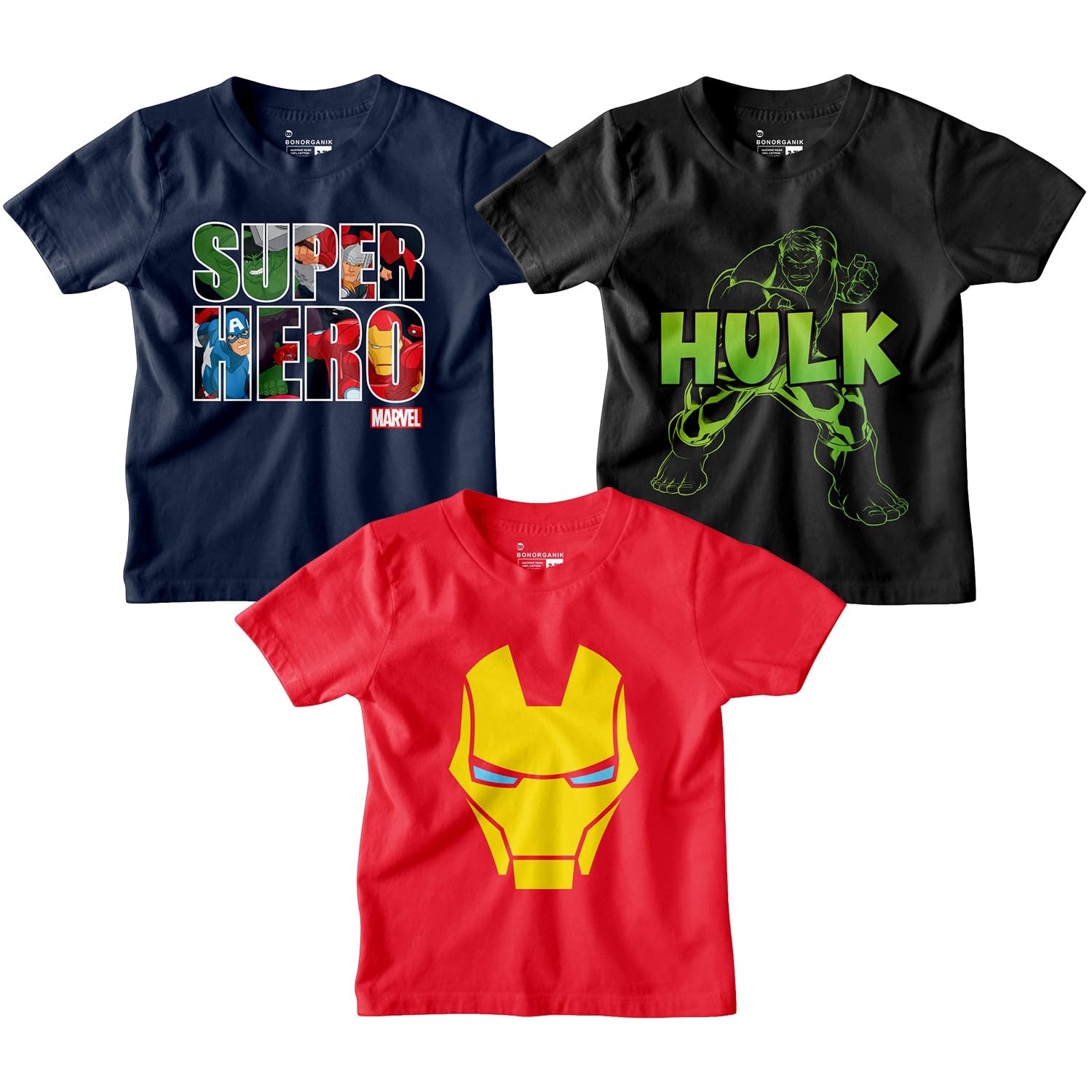 Bon Organik Boy's Regular Fit T-Shirt