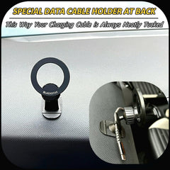 Blackstar Air-Safe Dash : MagSafe Compatible Magnetic Mobile Phone Holder for Car Dashboard with 540° Angle Rotation and Strong Magnetic Power -Car Phone Mount Stand- Compatible with All Mobile