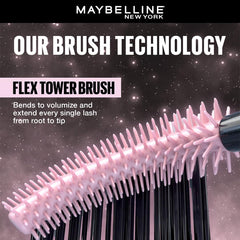 Maybelline New York Lash Sensational Sky High Mascara, Cosmic Black, Lengthening & Volumizing With Bamboo Extract & Fibres. Ophthalmologist tested and Waterproof Mascara | 6ml