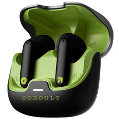 GOBOULT Z40 True Wireless in Ear Earbuds with 60H Playtime, Zen™ ENC Mic, Low Latency Gaming, Type-C Fast Charging, 10mm Rich Bass Drivers, IPX5, Ear Buds TWS (Black)