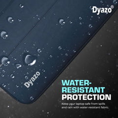 Dyazo Office Protective Laptop Sleeve | Case Cover with Handle for All 15 Inch to 15 .6" Laptops, Notebooks (Blue)