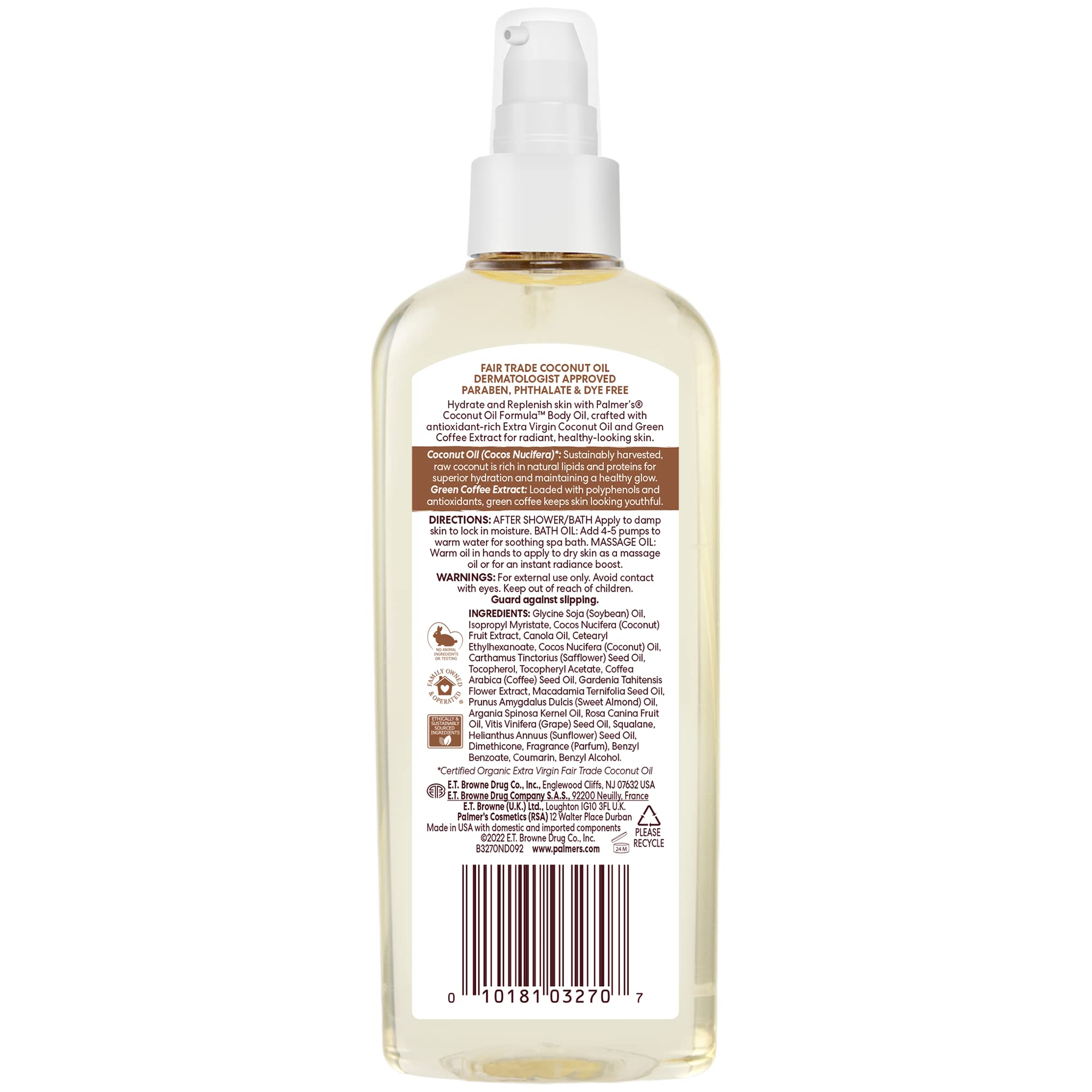 Palmer's Coconut Body Oil, 150 ml