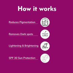 Vigini 1% Kojic Acid Vitamin C Glowing Underarms Knee Pigmentation Dark Spots DeTan Dtan Dull Uneven Skin Tone Tanning Removal Body Polishing Moisturizer Cream for Men Women Dry & Oily Skin 50 ml