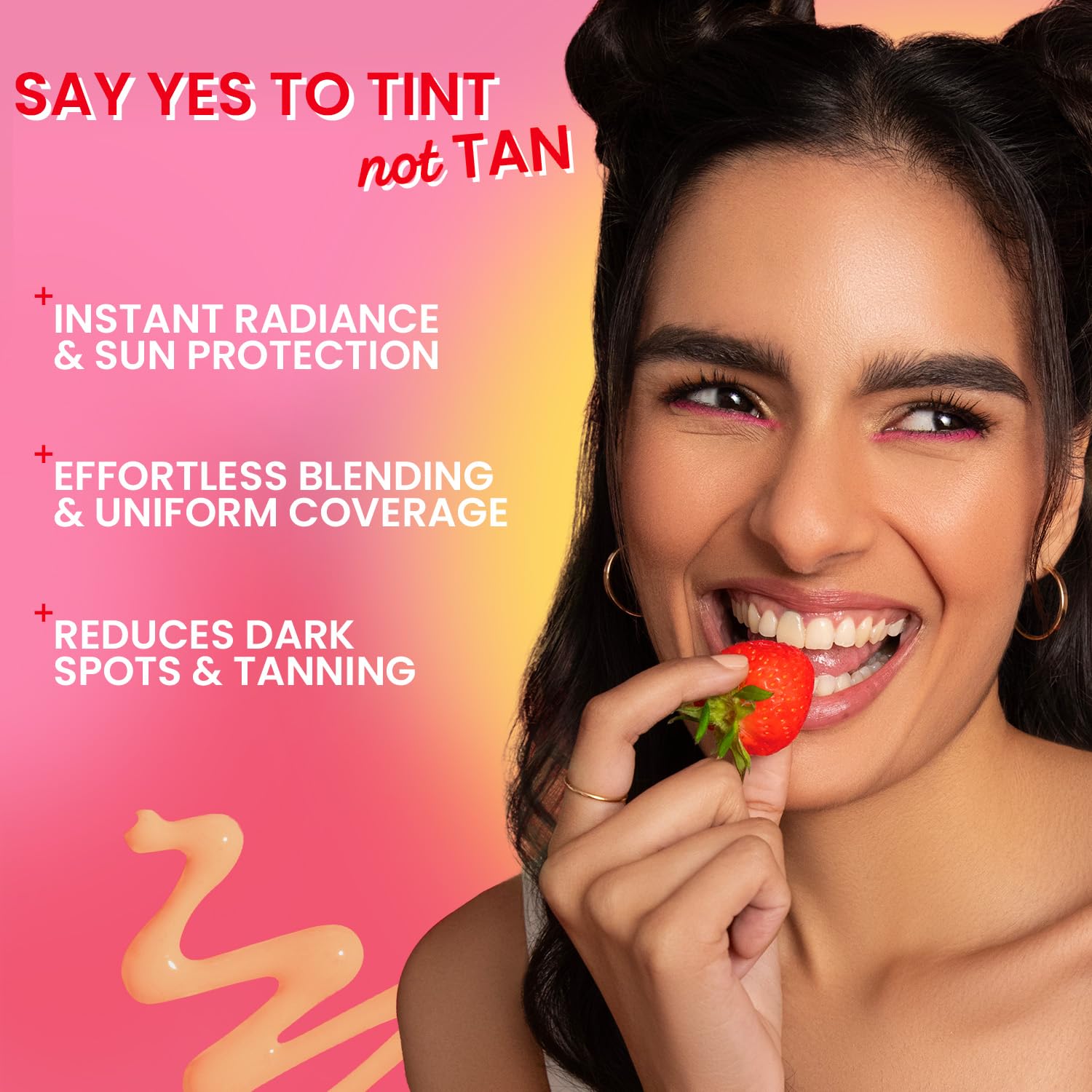 Dot & Key Strawberry Dew Tinted Sunscreen SPF 50+ Pa++++ - 03 Sand | Protection Against UA/UB | Broad Spectrum, Water & Sweat resistant | For All Skin Types | 50ml