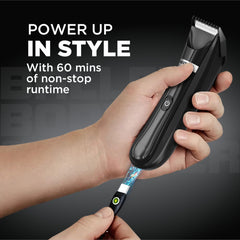 Havells Ballex Body Groomer| Full Body Trimmer For Men|Beard, Body, Balls, Pubic Hair, Private Parts|IPX7 Waterproof|No Nicks & Cuts|1 Hour Non Stop Runtime|USB Type C Fast Charge| Travel Lock| BG3300