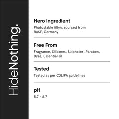 Minimalist Sunscreen SPF 50 PA++++ | Clinically Tested in US (In-Vivo) | Lightweight Cream with Multi-Vitamins | No White Cast | Broad Spectrum Niacinamide Sunscreen | 50g