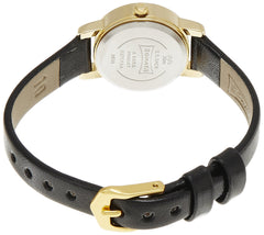 Sonata Quartz Analog Black Dial Black Leather Strap Watch for Women - NT8976YL03W