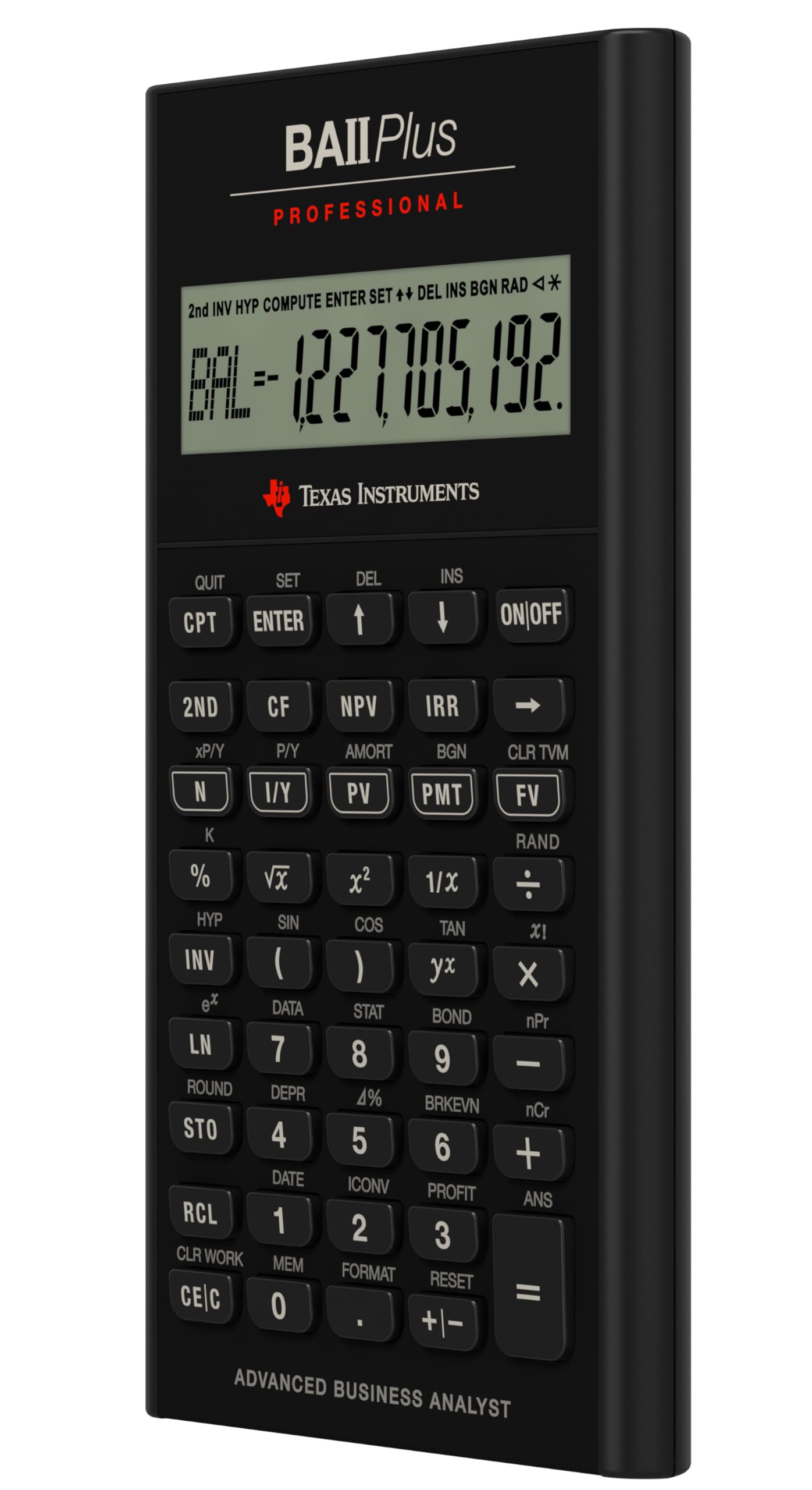 Texas Instruments BA-II Plus Professional Financial Calculator, Silver