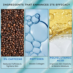 Hyphen Ice Dunk Instant Cooling Face Mask with 31% Skin Cooling Actives | 3% Caffeine - Instant Depuff, Tightening & Pore Reduction | 50 gm