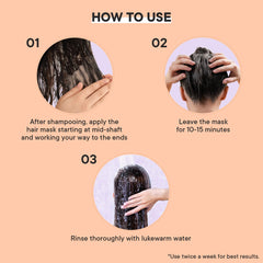 Quench Damage Repair Hair Mask with Quinoa Protein & Ceramides Cream | Restores Dry & Damaged Hair | Strengthens Hair and Adds Shine | Made in Korea (200Ml)