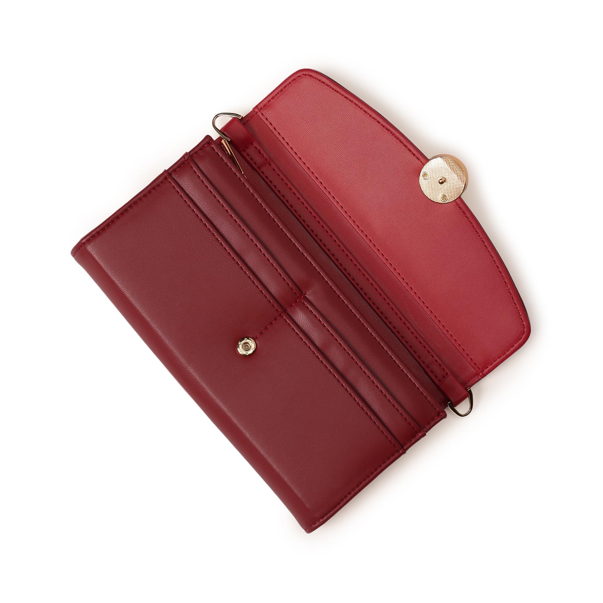 Fastrack Women's Linklet Clutch | Detachable Chain, Card & Cash Slots, Magnetic Flap | Modern Evening Bag | 6 Months Warranty