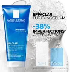La Roche-Posay Effaclar Purifying Anti-Acne Gel Face Wash | Gentle Purifying Cleanser for Oily, Acne-Prone Skin with Zinc & Thermal Spring Water, 200 ml